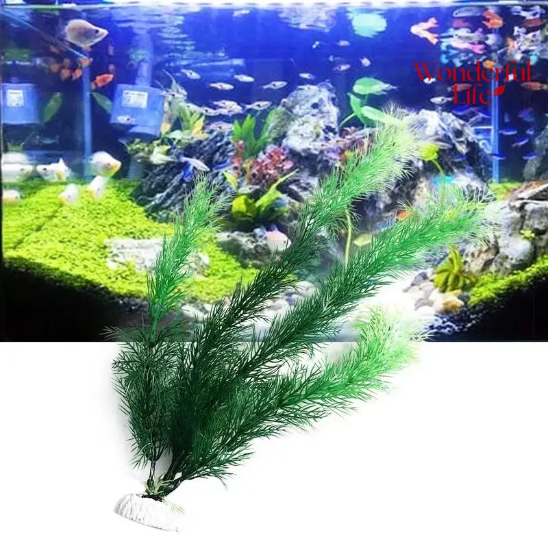 Aquarium Planted Substrate - 19/30CM Water Grass Aquatic Plastic Plants