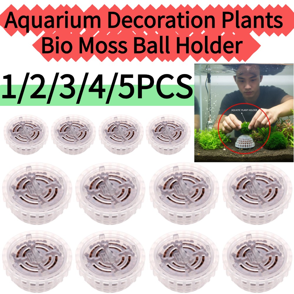 Planted Aquarium Moss - 1/2/3/4/5PCS Aquarium Decoration Plants Bio Moss