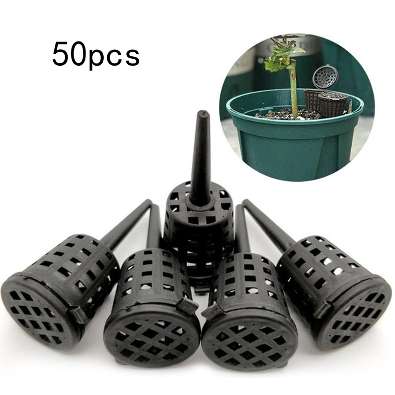 Aquarium Plant Root Fertilizer - 50Pcs Plant Fertilizer Baskets With Lid