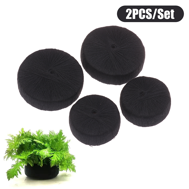 Aquarium Planted Substrate - 2Pcs 5/7cm Fish Tank Water Grass