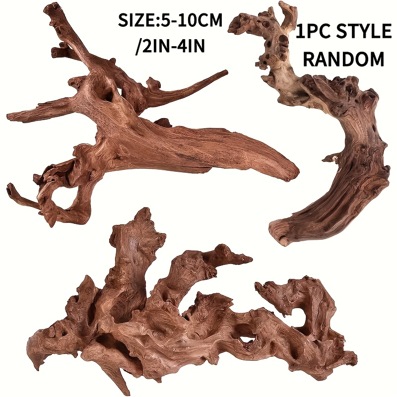 Aquarium Planted Substrate - 3pcs Natural Tree Trunk Aquarium Decoration
