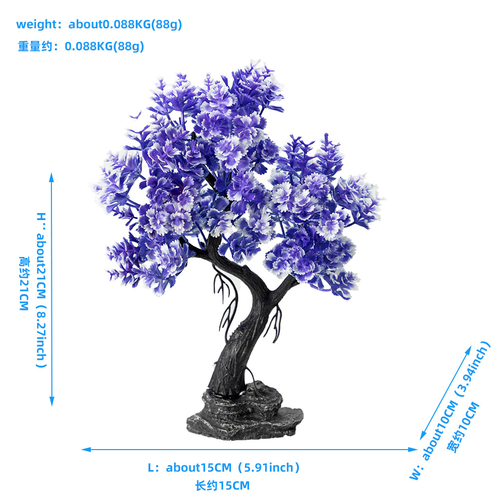 New Simulation Moss Tree Fish  - Aquarium Planted Sand review and price