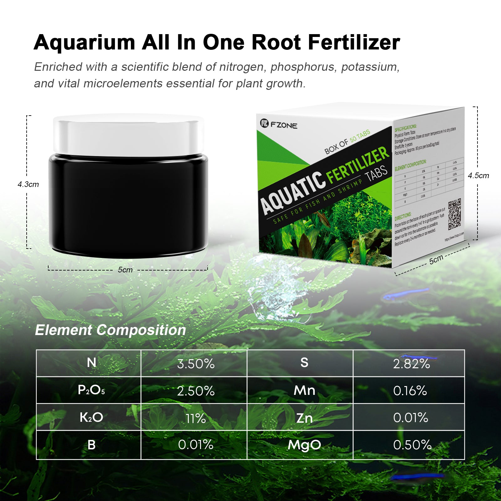 FZONE Aquarium Root Tabs Plant - Aquarium Plant Root Fertilizer review and price