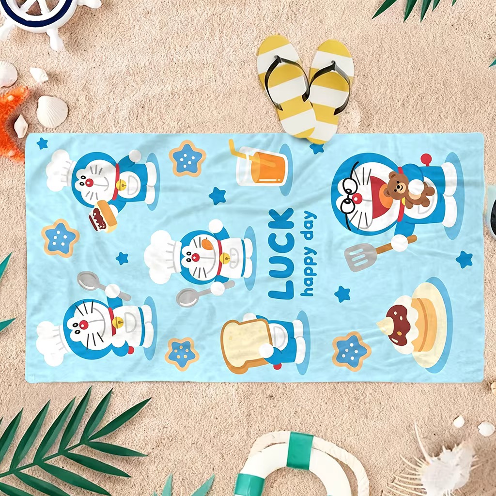 Doraemon Beach Towel Purple Gh - Aquarium Zombie review and price