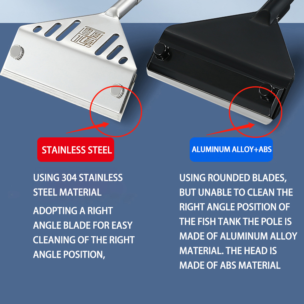 Aquarium Stainless Steel Fish  - Planted Aquarium Algae review and price