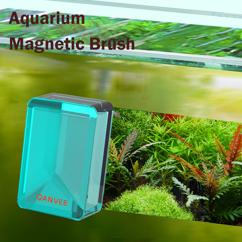 Qanvee Aquarium Magnetic Brush - Planted Aquarium Algae review and price