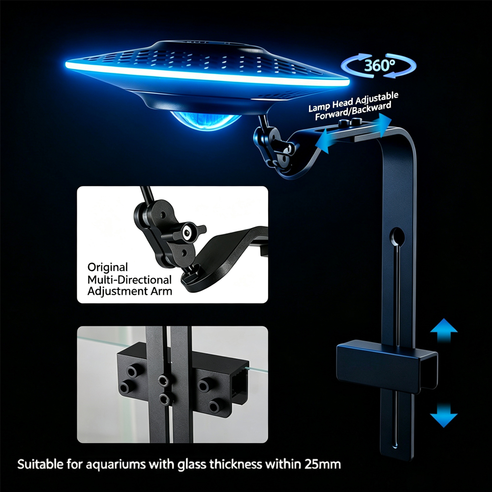 New UFO LED Fish Aquarium Ligh - Planted Aquarium Algae review and price