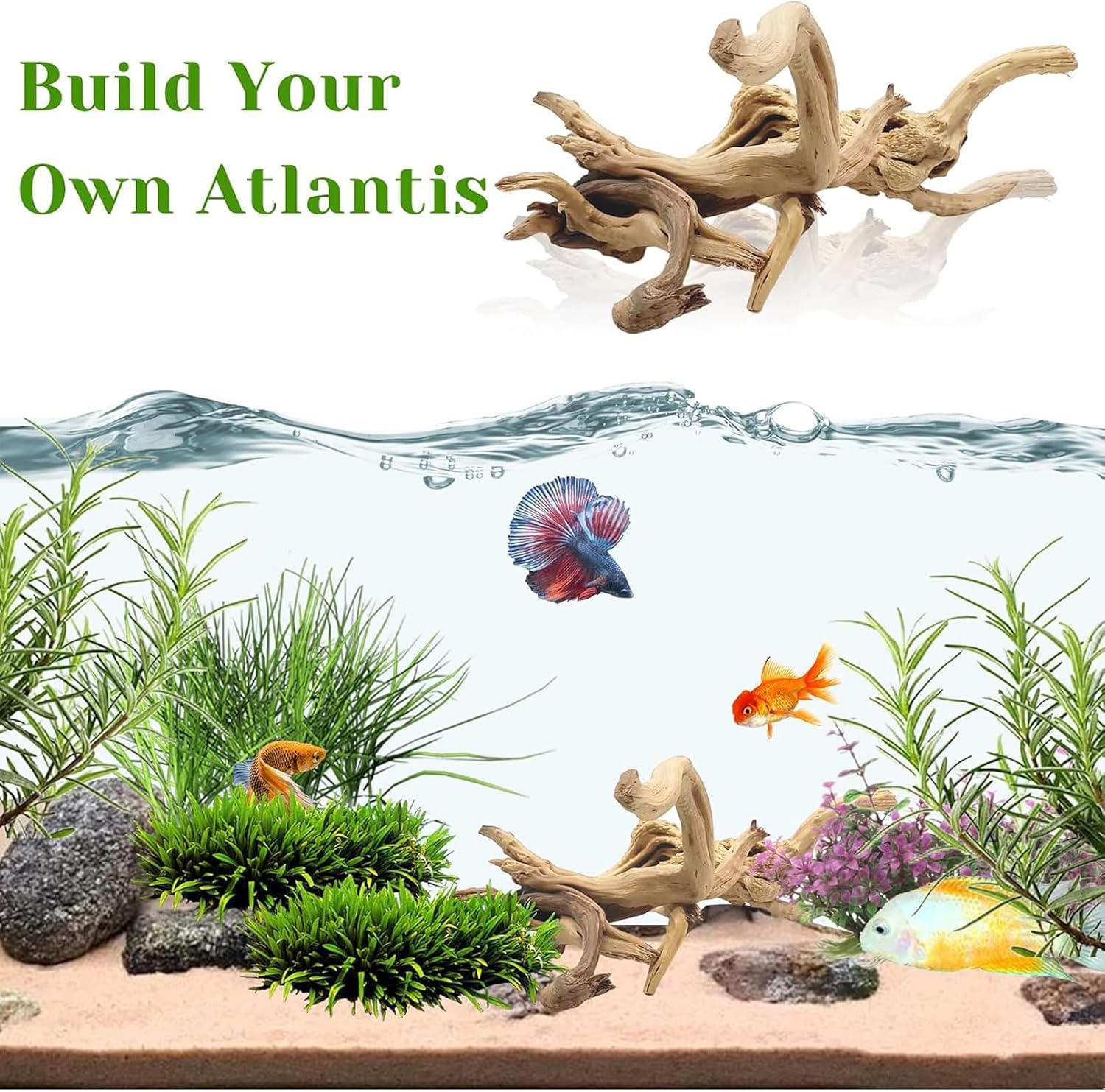 1PC  20-25CM Natural Driftwood - Aquarium Planted Substrate review and price