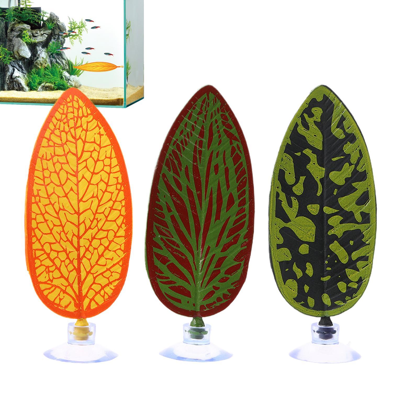 3Pcs Artificial Aquarium Leaf  - Planted Aquarium Betta review and price