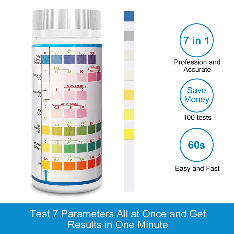 7-IN-1 Aquarium Test Strips 10 - Planted Aquarium Test Kit review and price