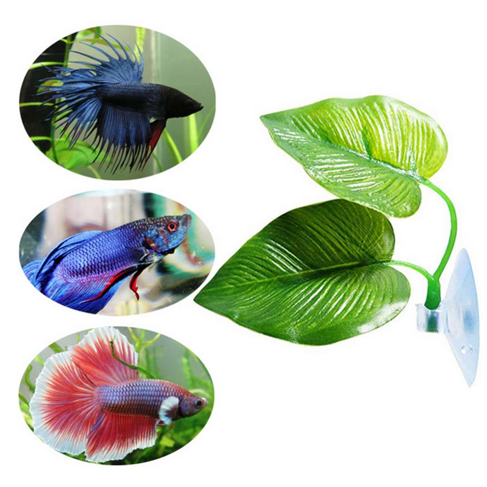 Artificial Plant Leaf Betta Ha - Planted Aquarium Betta review and price