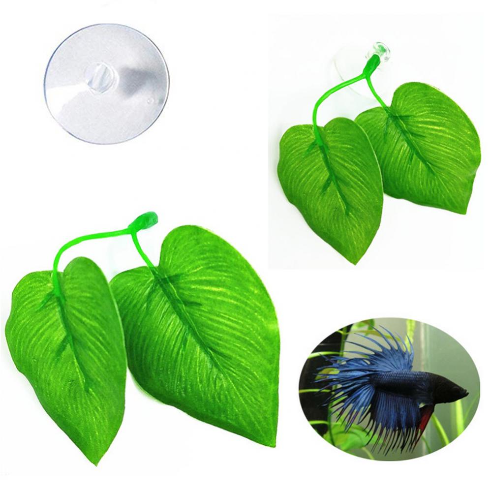 Artificial Plant Leaf Betta Ha - Planted Aquarium Betta review and price