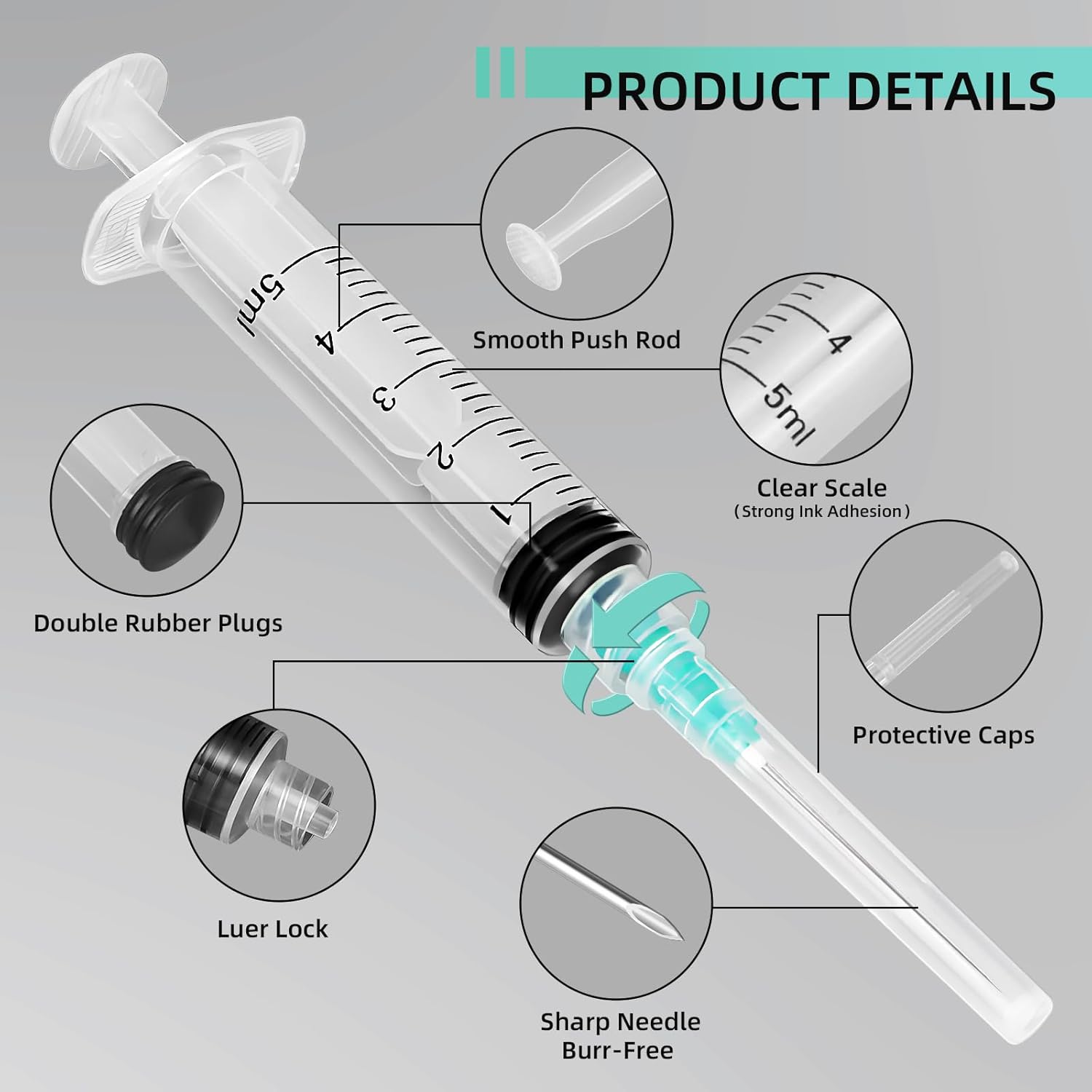 5ml Luer Lock Syringe, Suitabl - Aquarium Planted Plants review and price