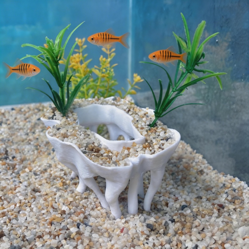 3D printed aquarium plants in  - Aquarium Planted Substrate review and price