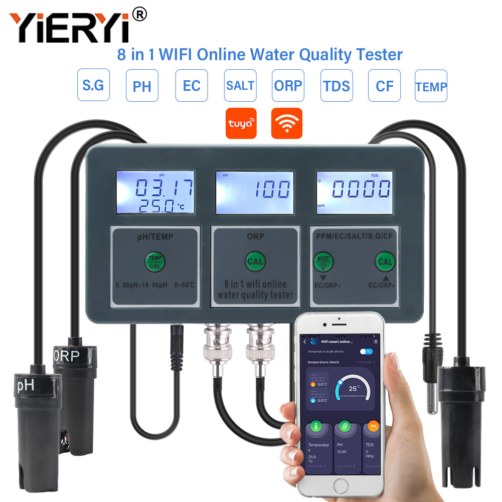 Yieryi WiFi Tuya Smart PH ORP  - Planted Aquarium Test Kit review and price