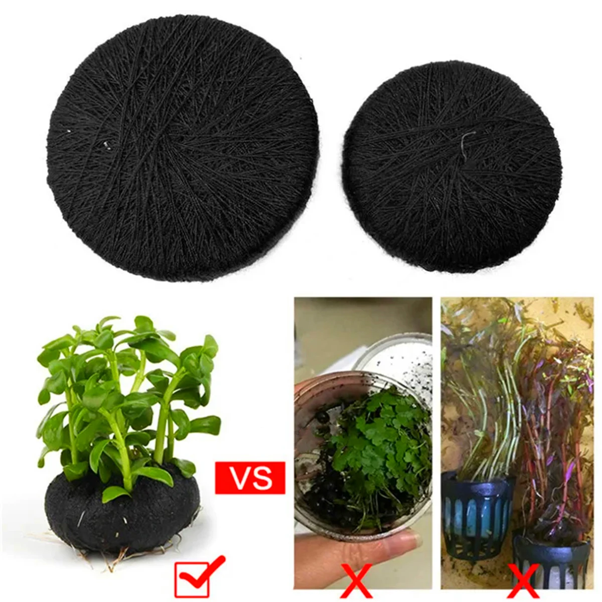 5Pcs Black Fish Tank Water Gra - Aquarium Planted Substrate review and price