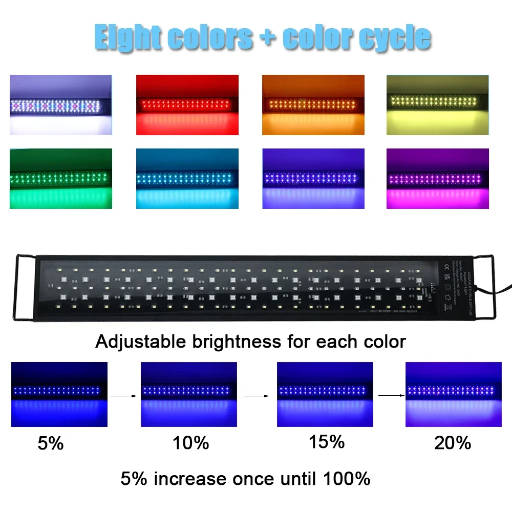 30-60cm Aquarium 24/7 Full Spe - Aquarium Plant Growth Light review and price